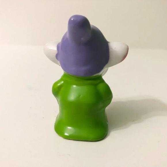 Disney Dopey Dwarf  Figurine Snow White 2.5 Inch Tall Figure Unmarked - Picture 10 of 12